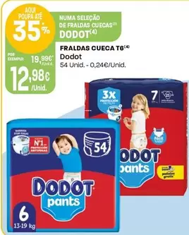 Dodot - Fraldas Cueca T6