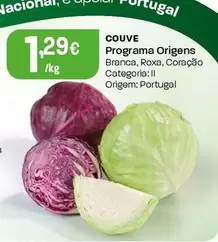 Programa Origens - Couve