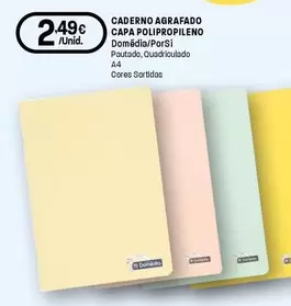 Domédia - Caderno Agrafado Capa Polipropileno