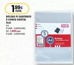Mab - Bolsas Para Cadernos E Livros Cristal