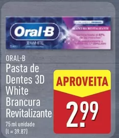 Oral B - Pasta De Dentes 3D White Brancura Revitalizante