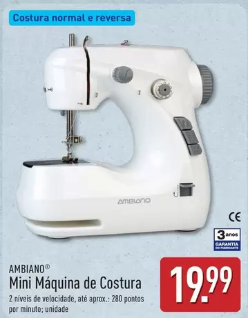 Ambiano - Mini Maquina De Costura