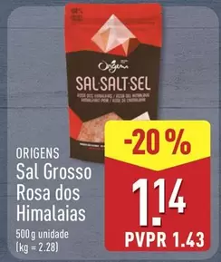 origens - Sal Grosso Rosa Dos Himalaias