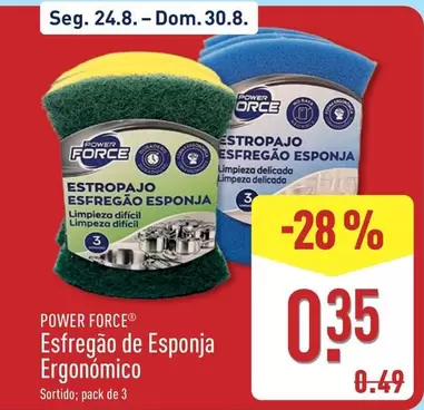 Esfregao De Esponja Ergonomico