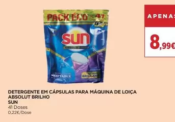 Sun - Detergente Em Capsulas Para Maquina De Loica Absolut Brilho