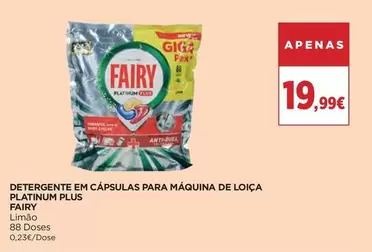 Fairy - Detergente Em Capsulas Para Maquina De Loica Platinum Plus
