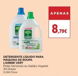 L'Arbre Vert - Detergente Líquido Para Maquina De Roupa