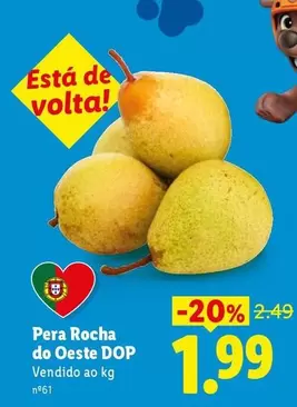 Pera Rocha Do Oeste Dop