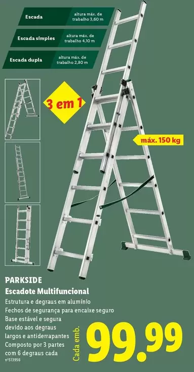 parkside - Escabete Multifuncional