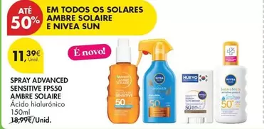Ambre Solaire - Spray Advanced Sensitive Fps50
