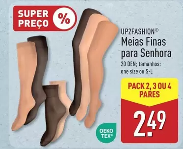 up2fashion - Meias Finas Para Senhora