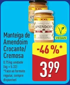 XXL - Manteiga De Amendoim Crocante/ Cremosa