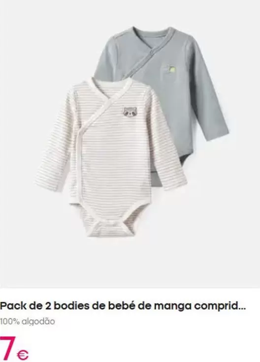Pack De 2 Bodies De Bebe De Manga Comprida