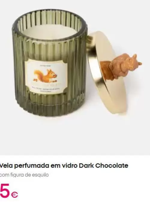 .Com - Vela Perfumada Em Vidro Dark Chocolate