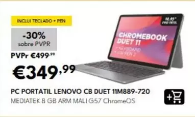 Lenovo - Portatil Cb Duet 11m089-720