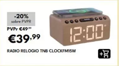 Radio Tnb Clockfm15w