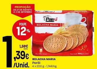 Porsi - Bolacha Maria