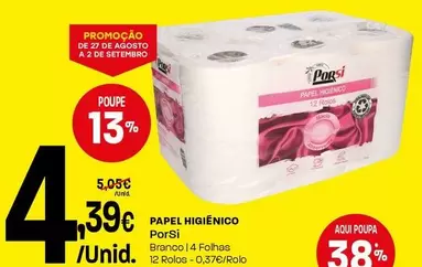 Porsi - Papel Higiénico