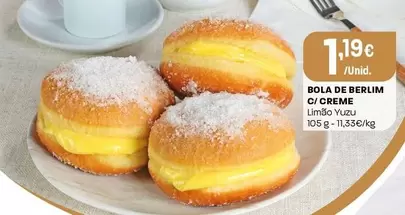 Bola De Berlim C/Creme