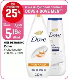Dove - Gel De Banho