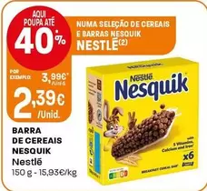 Nesquik - Barra De Cereais