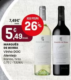 Marqués De Borba - Vinho DOC Alentejo Branco