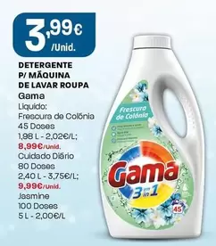 Gama - Detergente P/Maquina De Lavar Roupa