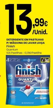 Finish - Detergente Em Pastilhas P/Maquina De Lavar Loica