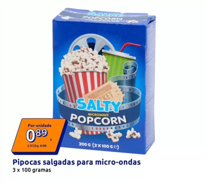 Pipocas Salgadas Para Micro-Ondas