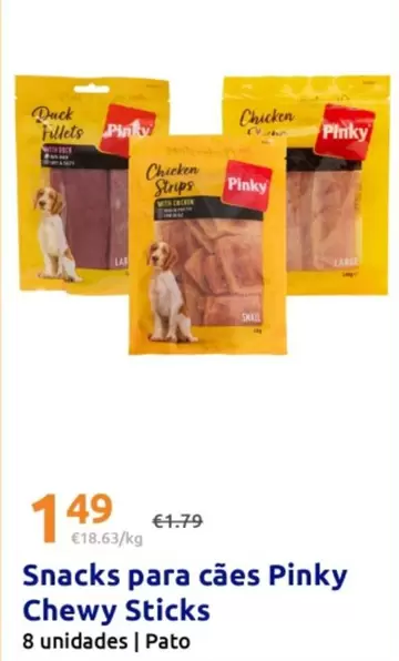 Pinky - Snacks Para Cães Chewy Sticks