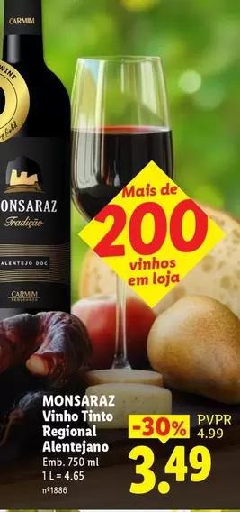 Monsaraz - Vinho Tinto Regional Alentejano