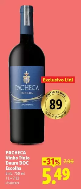 Pacheca - Vinho Tinto Douro DOC Escolhas