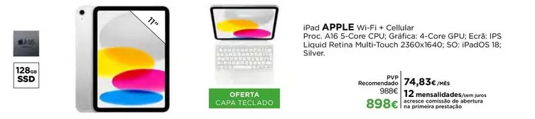 Apple - Ipad Wi-fi + Cellular