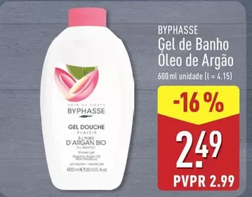 Byphasse - Gel De Banho Oleo De Argan Bio