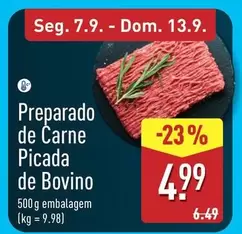 Picada - Preparado De Carne De Bovino