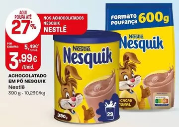 Nestle - Achocolatado Em Pó Nesquik