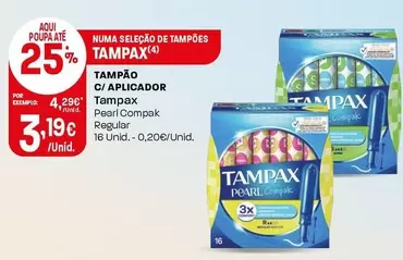 Tampax - Tampão C/Aplicador