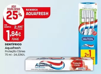 Aquafresh - Dentífrico Protecao Caries