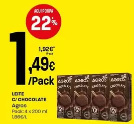 Agros - Leite C/Chocolate