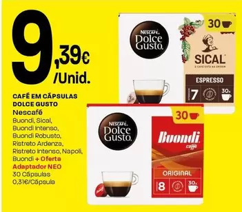 Nescafé - Cafe Em Capsulas Dolce Gusto