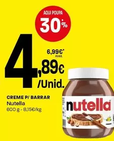 Nutella - Creme P/ Barrar