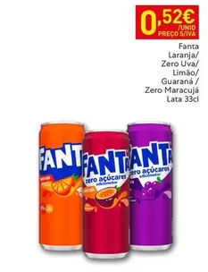 fanta - Laranja/ Zero Uva/ Limao/ Guaraná/ Zero Maracujá