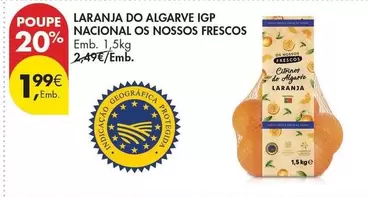 Algarve - Laranja Do  Igp Nacional Os Nossos Frescos
