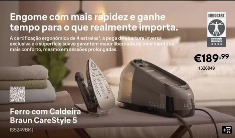 Braun - Ferro Com Caldeira Carestyle 5