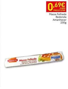 Amanhecer - Massa Folhada Redonda