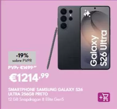 Samsung - Smartphone Galaxy S26 Ultra 256gb