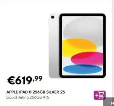 Apple - Ipad 11 256gb Silver 25