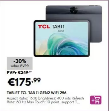 tcl - Tablet Tab 11 Gen2 Wifi 256
