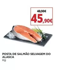 Posta De Salmão Selvagem Do Alasca