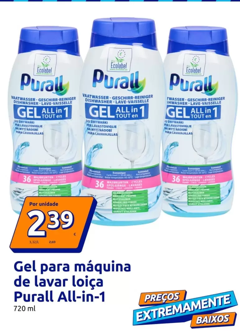 Purall - Gel Para Maquina De Lavar Loica
